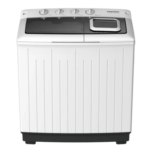 Lavadora 17 kg dos tinas color blanco marca Daewoo