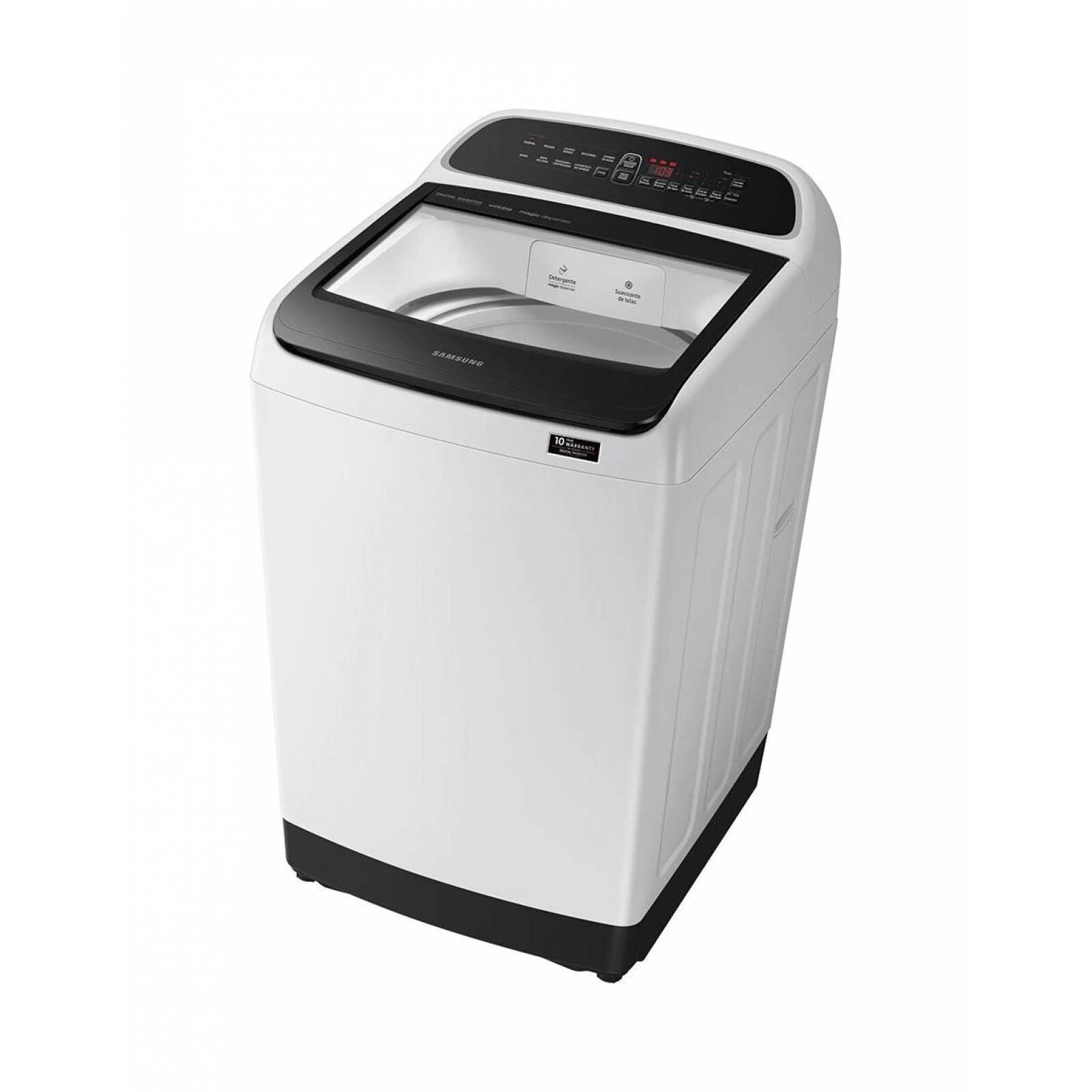 Lavadora 17 kg carga superior color blanco inverter marca samsung - Sears