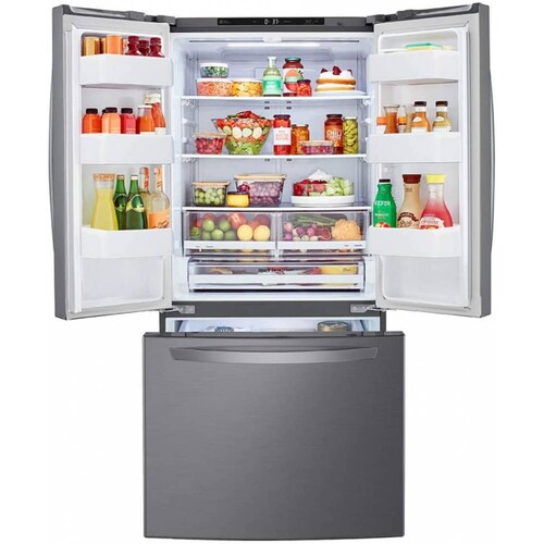 REFRIGERADOR 25 PIES FRENCH DOOR COLOR SILVER MARCA LG