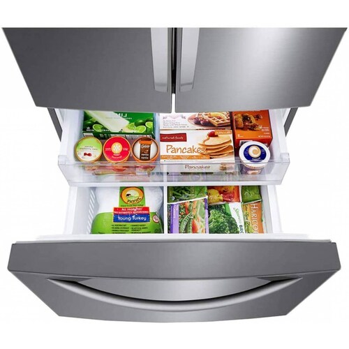 REFRIGERADOR 25 PIES FRENCH DOOR COLOR SILVER MARCA LG