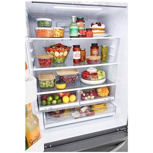 REFRIGERADOR 25 PIES FRENCH DOOR COLOR SILVER MARCA LG