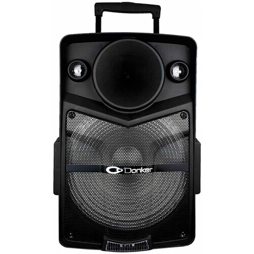 BAFLE AMPLIFICADO 15" USB BT MICRO SD LUZ LED MARCA DONKER