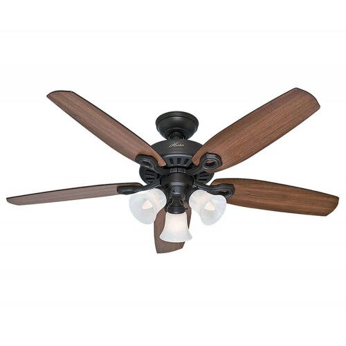 VENTILADOR 50" 5 ASPAS C/CADENA COLOR BRONZE C/LUZ MARCA HUNTER