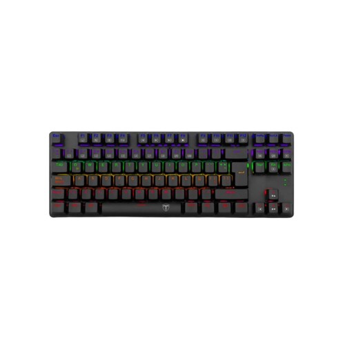 Teclado Gamer T-DAGGER Bora Negro RED T-TGK315 RGB QWERTY 