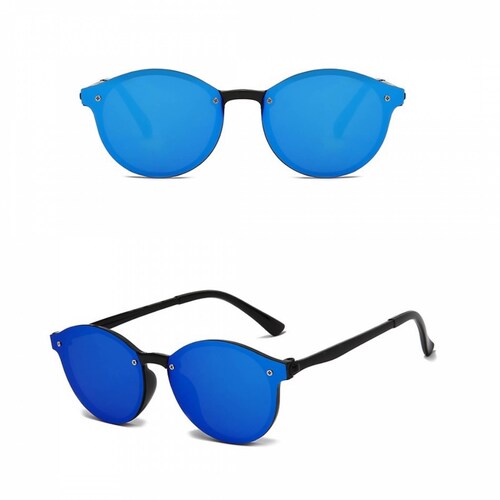 Lentes De Sol Sellingo Vintage Gafas Para Hombre Mujer Uv400 Azul - Vintage