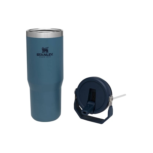 Termo Stanley Classic FLIP STRAW TUMBLER, 887 ML, Acero Inoxidable Azul oscuro
