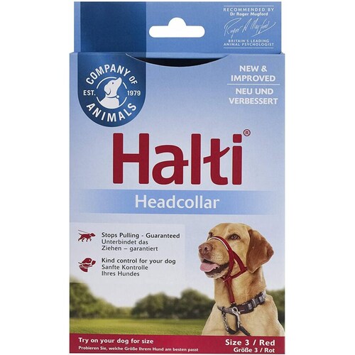 HALTI Bozal Antitirones Rojo Talla 2