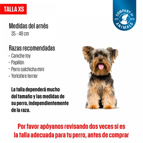 Arnes Halti Para Perro Rojo Extra Chico 35 a 48 cm