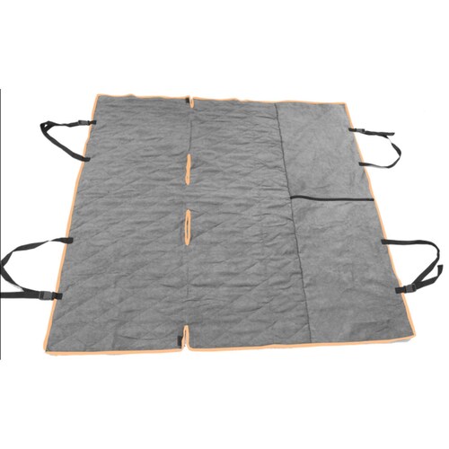 Cubre Asiento Fancy Pets De Tela Para Auto Color Gris