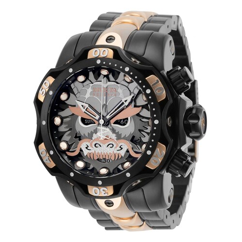Reloj Invicta 30400 Oro rosa negro para Hombres