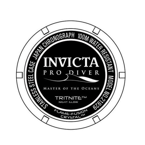 Reloj Invicta 21929 Dorado negro para Hombres
