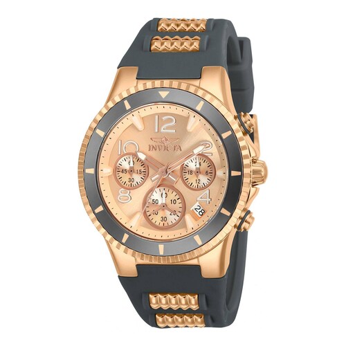 Reloj Invicta 24189 Oro rosa gris para dama
