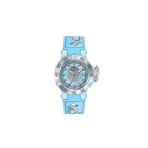 Reloj Invicta 10108 Blanco azul claro para dama