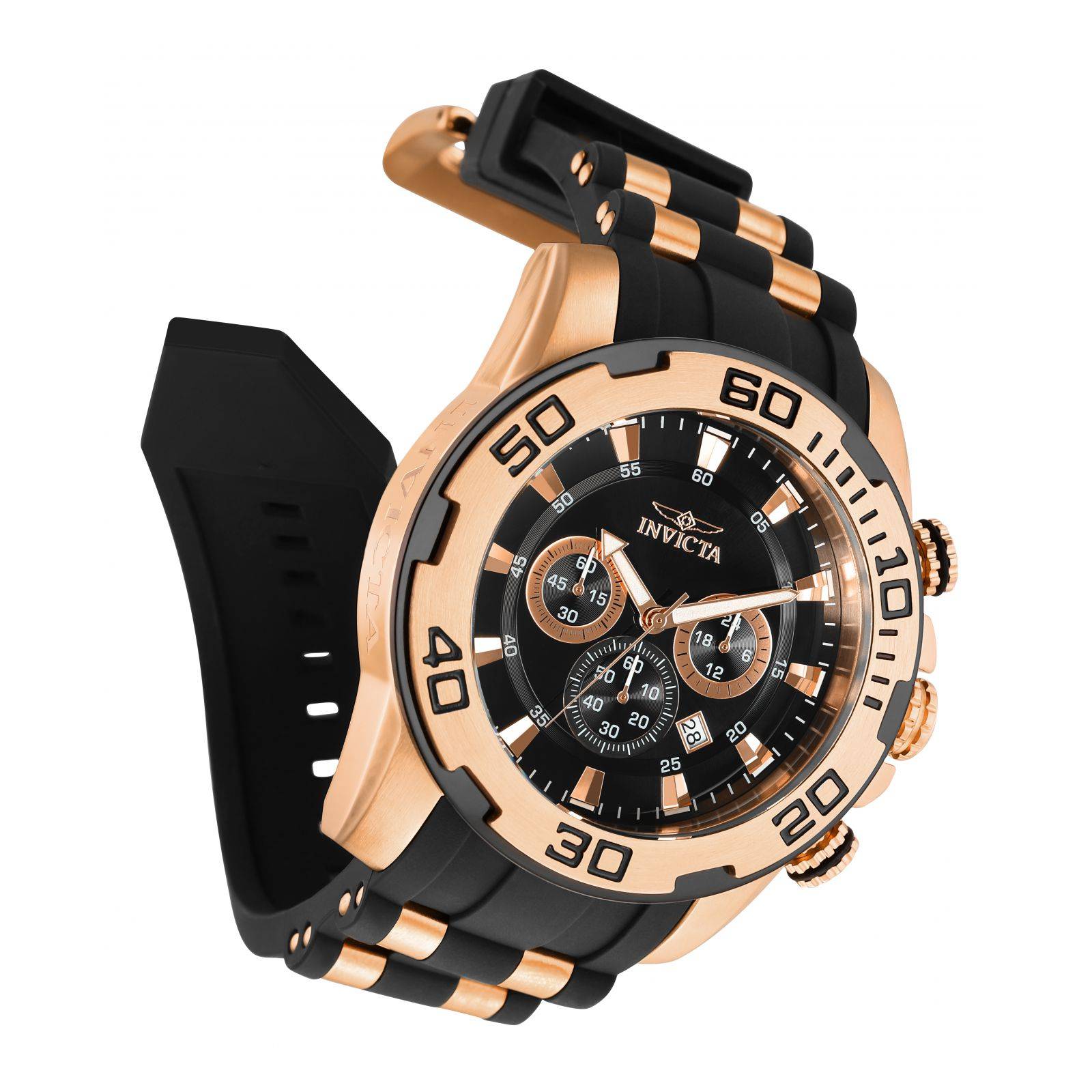 Reloj Invicta 33939 Oro rosa negro para Hombres