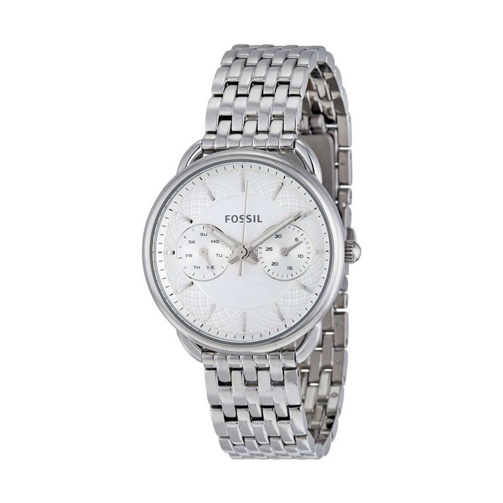 Reloj fossil de mujer plateado sale