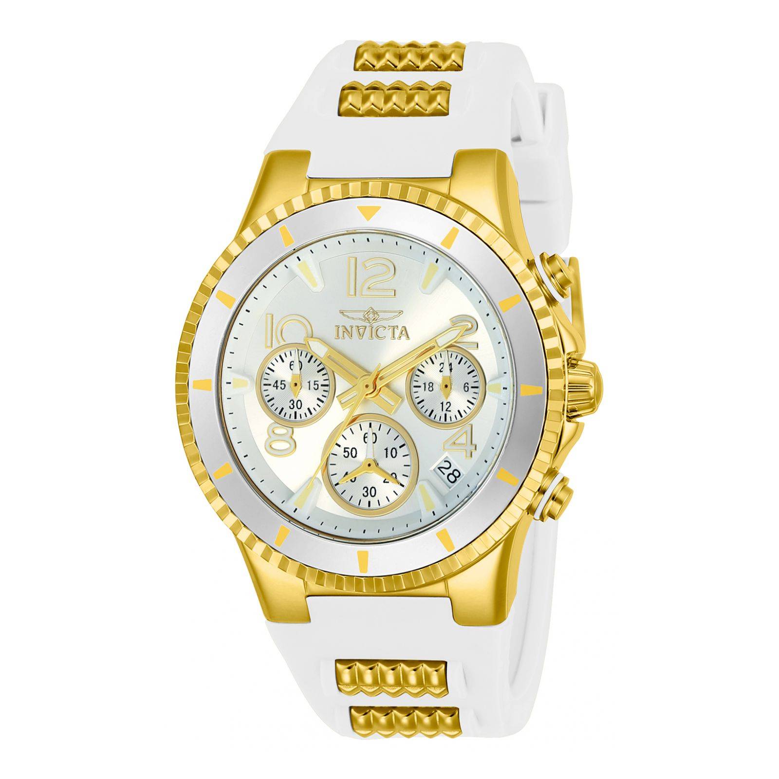 Reloj best sale invicta blanco