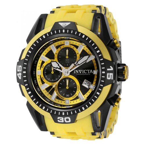 Reloj Invicta 43776 amarillo negro para Hombres