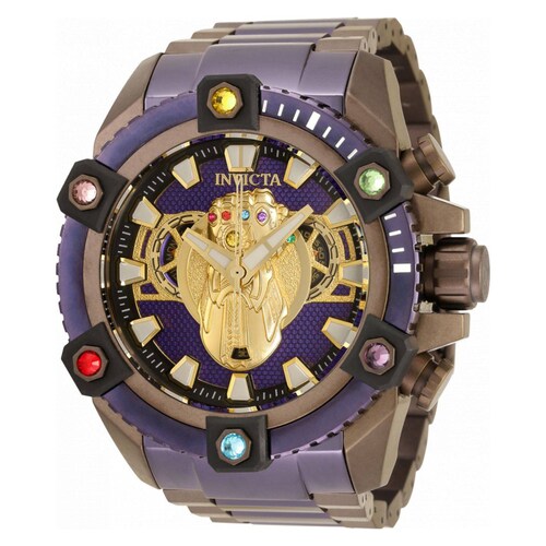 Reloj Invicta 34310 Púrpura Marrón para Hombres
