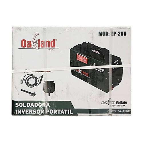 Soldadora Inverter 030 200 A 110 220V Ca Oakland Oaksp 200