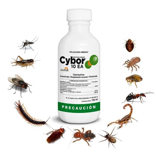 Insecticida Cybor 10 Ea Urbano Botella 10 Allister Cy10 100