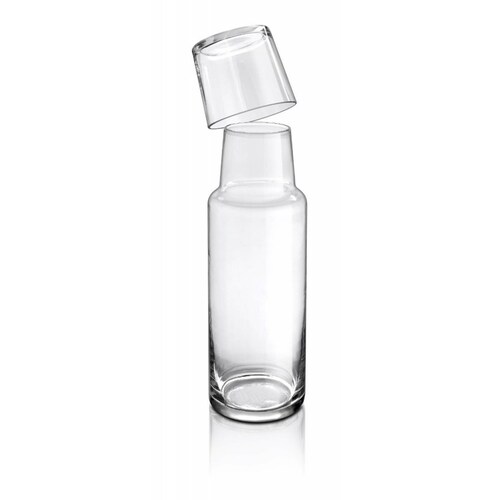 Juego De Botella De Vidrio Y Vaso  Polka