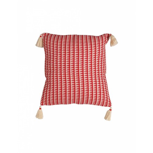 Cojín Boho Navani DCO-4561RD Rojo 