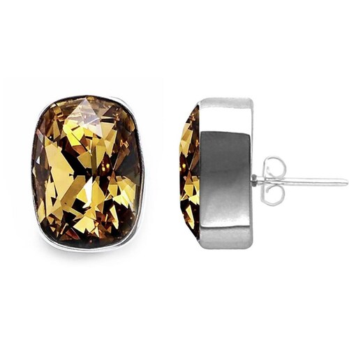 Aretes Ámbar de Plata .925 Joyería Zvezda 