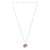 Juego de collar y aretes Rosa de Plata .925 Joyería Zvezda