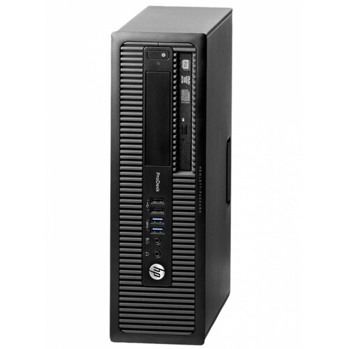 PC HP ProDesk 600 G1 - Intel Core i5-45700 4a generacion- 4GB Ram - 500GB Disco duro - WIFI, No DVD, Equipo Reacondicionado  Clase A, (No nuevo) + Monitor de 19 Pulgadas