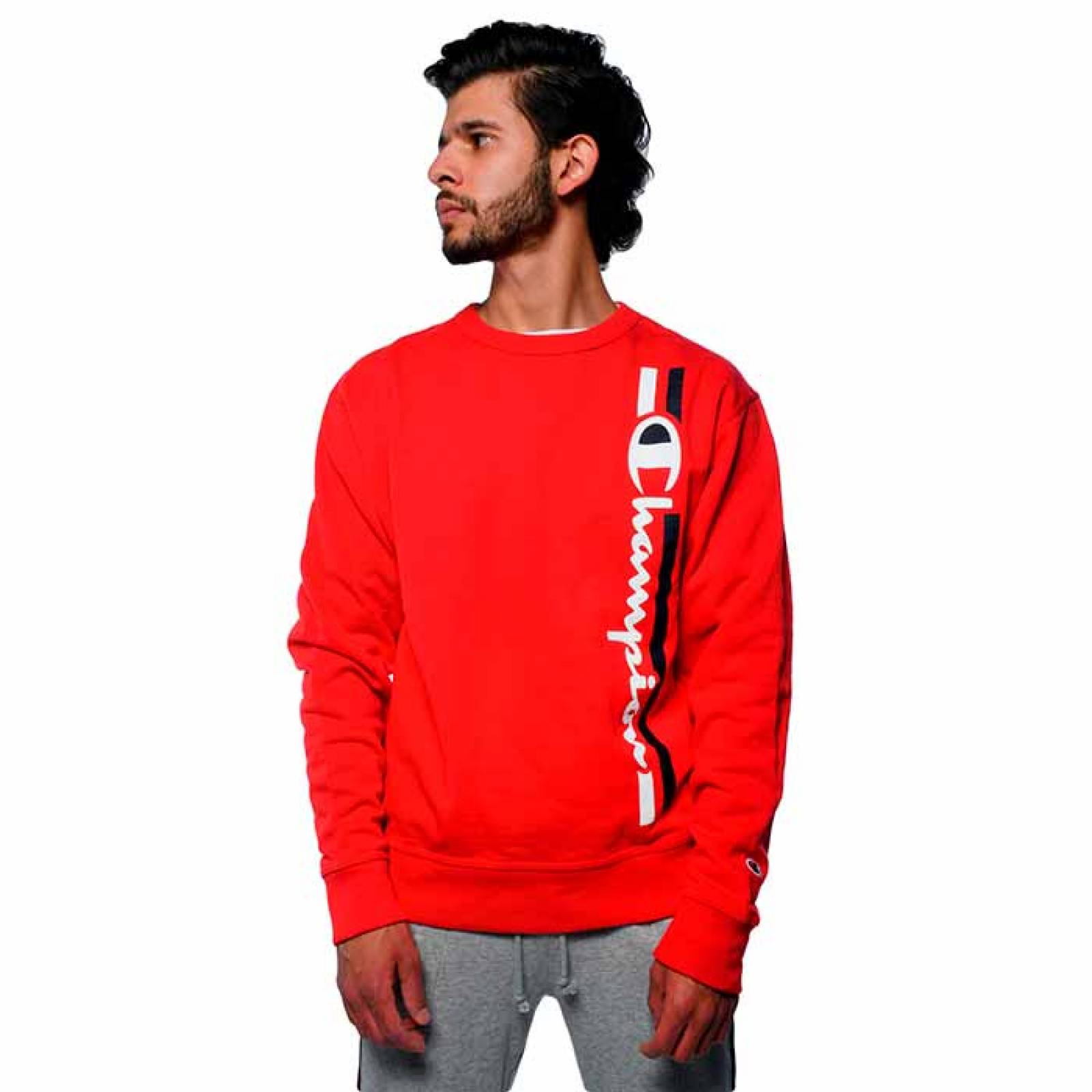 Sudadera Champion Hombre Gráfica Powerblend Rojo GF88HY079732WCRED - Main Image