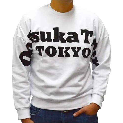 Sudadera Onitsuka Tiger Hombre Printed Blanco 2183A156100