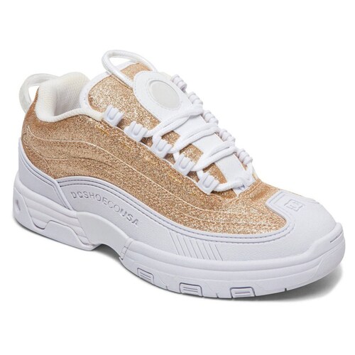 Tenis Dc Shoes Mujer Blanco Legacy Og ADJS200024GLD.