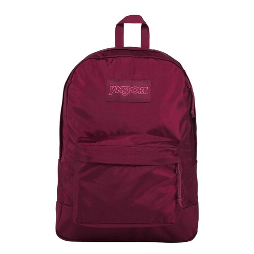 Mochila Jansport Unisex Mono Superbreak Russet Red Vino JS0A3P6X04S