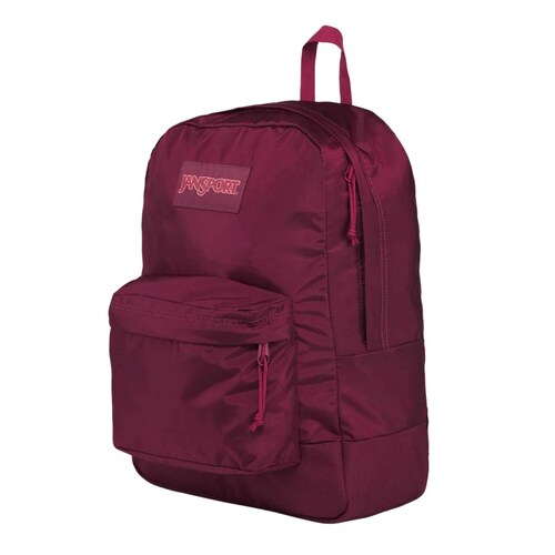 Mochila Jansport Unisex Mono Superbreak Russet Red Vino JS0A3P6X04S