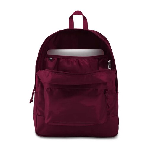 Mochila Jansport Unisex Mono Superbreak Russet Red Vino JS0A3P6X04S