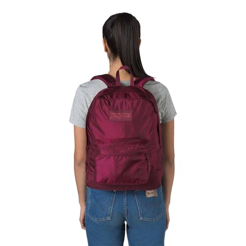 Mochila Jansport Unisex Mono Superbreak Russet Red Vino JS0A3P6X04S