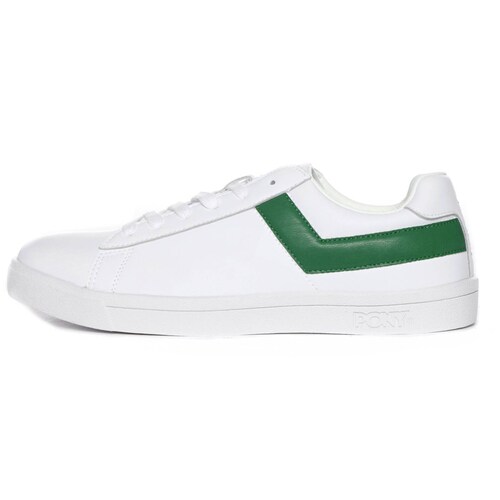 Tenis Pony Hombre Blanco Top Star Hunter Green 7558