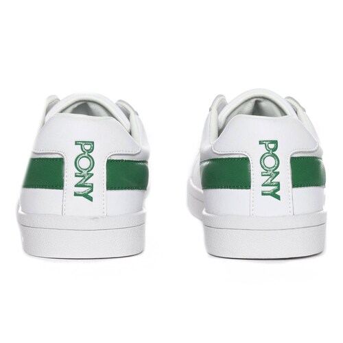 Tenis Pony Hombre Blanco Top Star Hunter Green 7558
