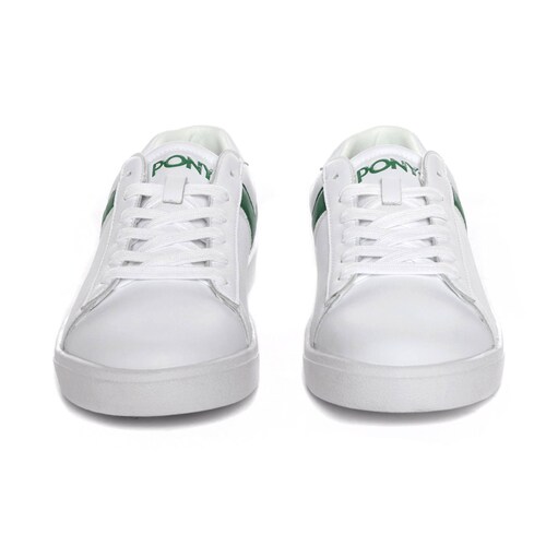 Tenis Pony Hombre Blanco Top Star Hunter Green 7558