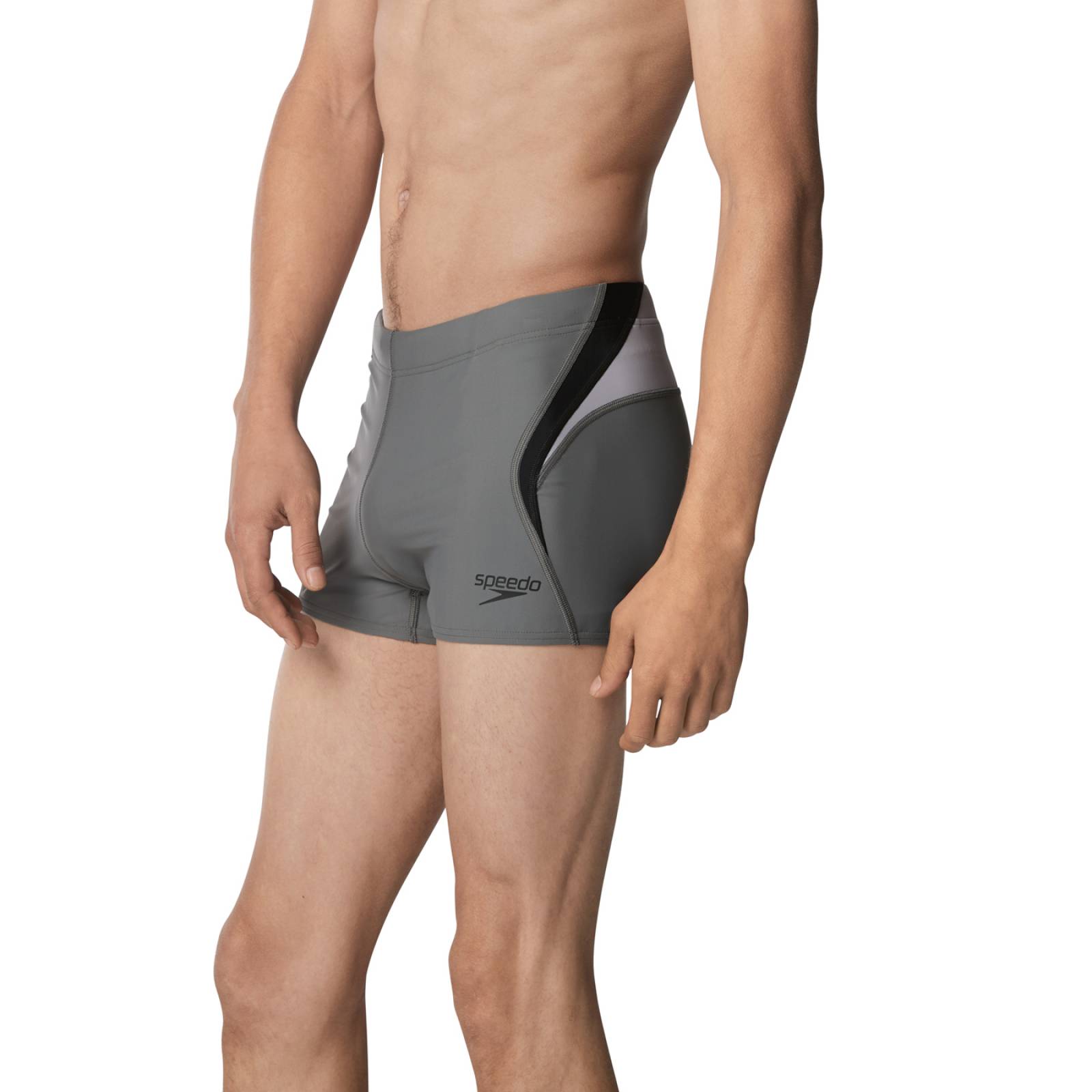 Traje de Ba o Speedo Hombre Gris Splice Square Leg 7730219020