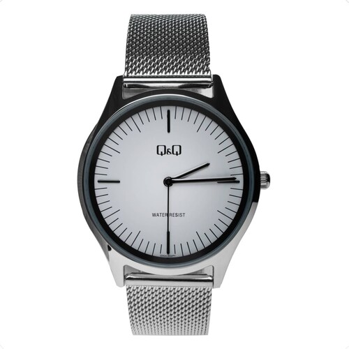 RELOJ Q&Q HOMBRE PLATA Q00A-002PY