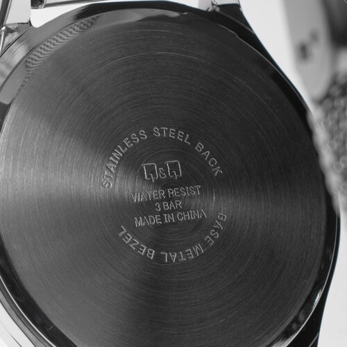 RELOJ Q&Q HOMBRE PLATA Q00A-002PY
