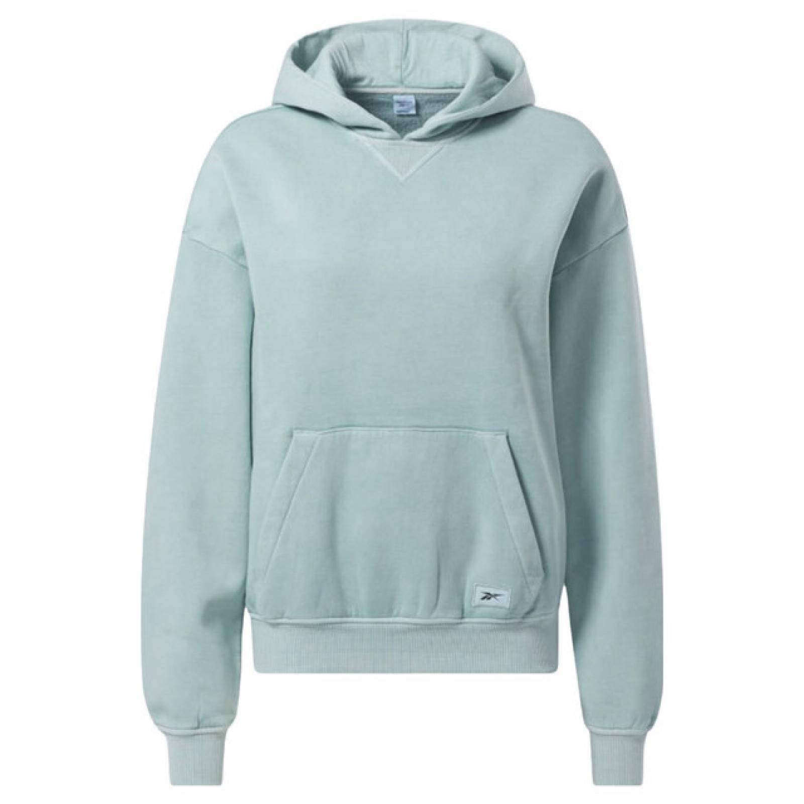 SUDADERA REEBOK MUJER AZUL CL RBK ND FLEECE HK4946