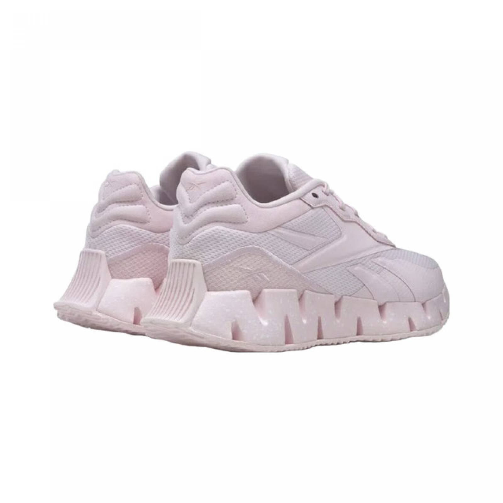 Zapatos reebok clearance blancos hombre rosa