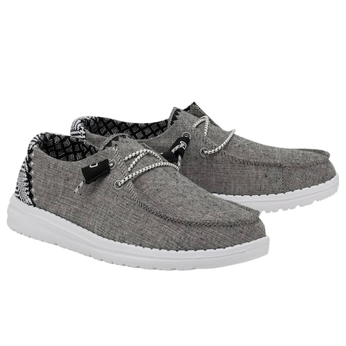 TENIS HEY DUDE MUJER GRIS JASPEADO HEY DUDE WENDY 121414203