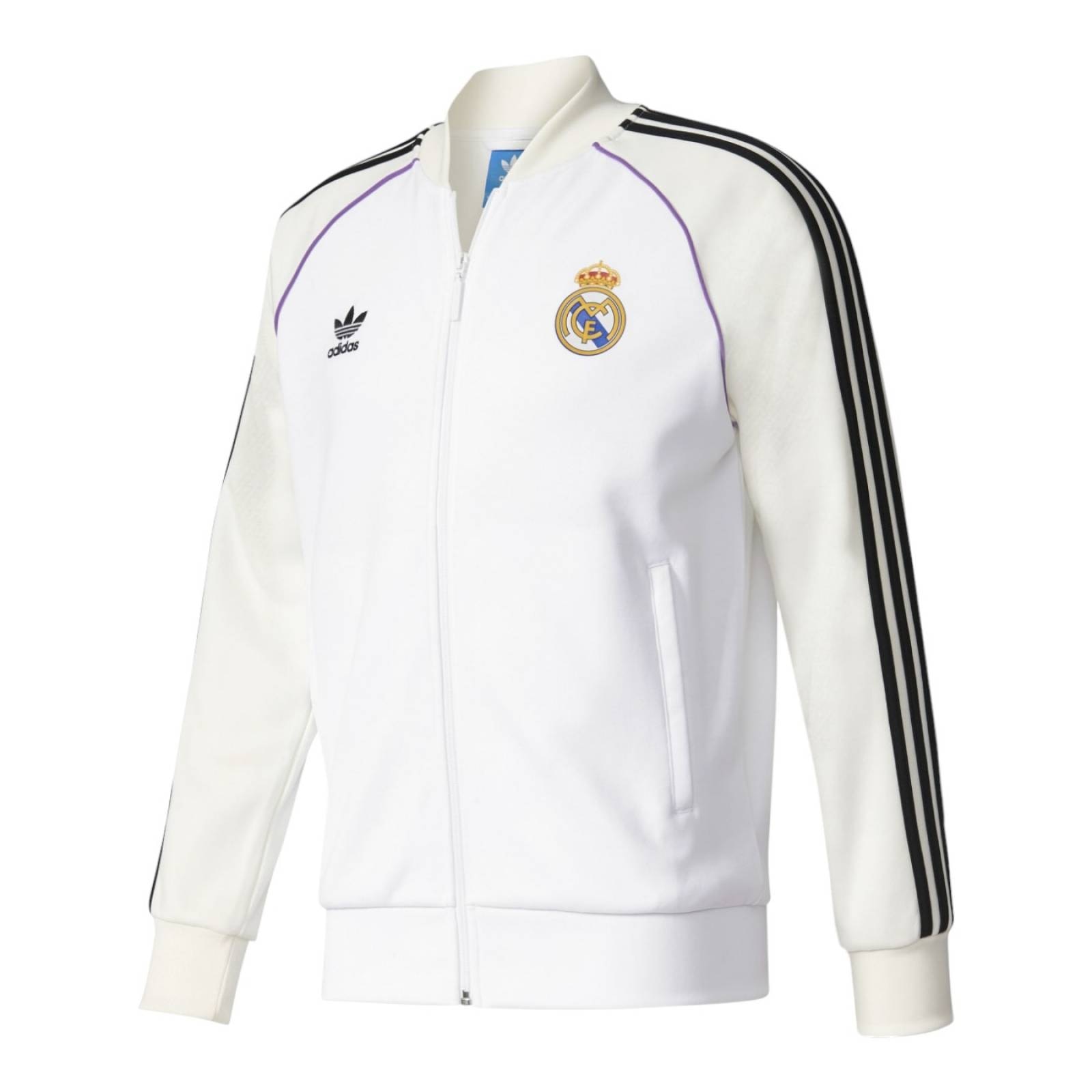 Chamarra adidas best sale blanca hombre