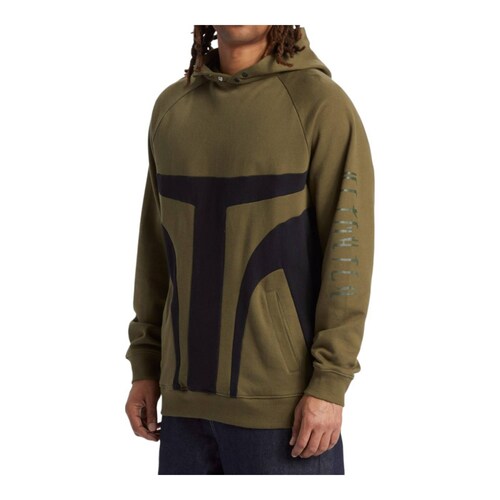 SUDADERA DC SHOES HOMBRE VERDE DC SHOES SW MANDO ADYFT03395CRB7.