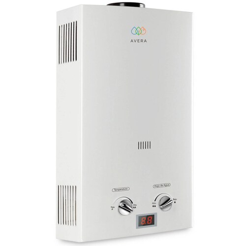 AVERA Calentador Boiler de Agua Instantáneo para Gas Natural 3 y medio servicios C16LNAT