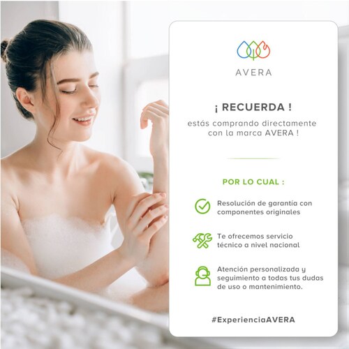 AVERA Calentador Boiler de Agua Instantáneo para Gas Natural 3 y medio servicios C16LNAT