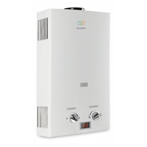 Calentador Boiler de Agua Instantáneo para Gas Natural 1 y medio servicios Avera C8LNAT